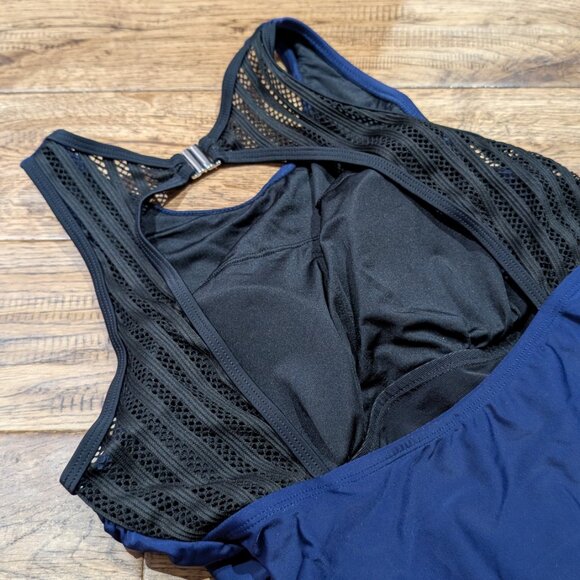 New with Tag - CUPSHE Sapphire Tummy Control One-Piece Swimsuit (Medium) - Picture 5 of 6